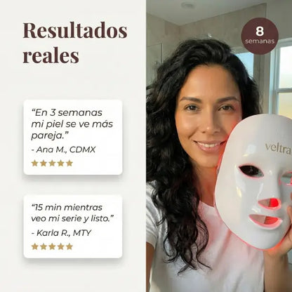 Veltra® Máscara Tratamiento Facial LED